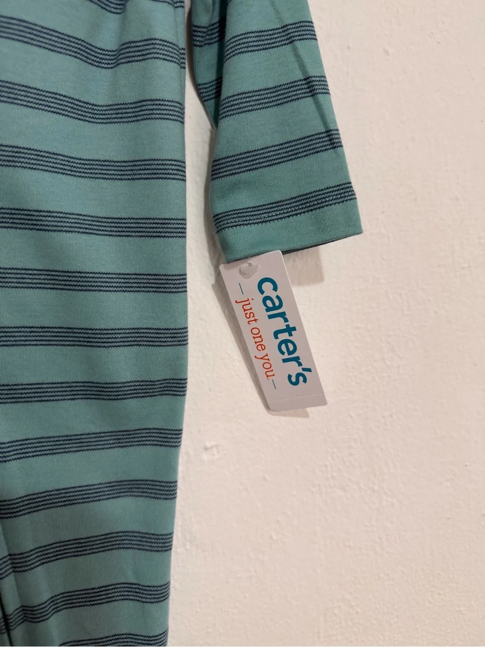 Carter's Teal and Navy Striped 